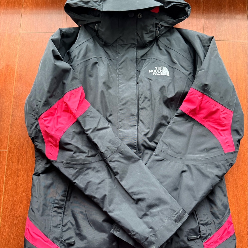 The North Face Black 3-in-1 ski jacket